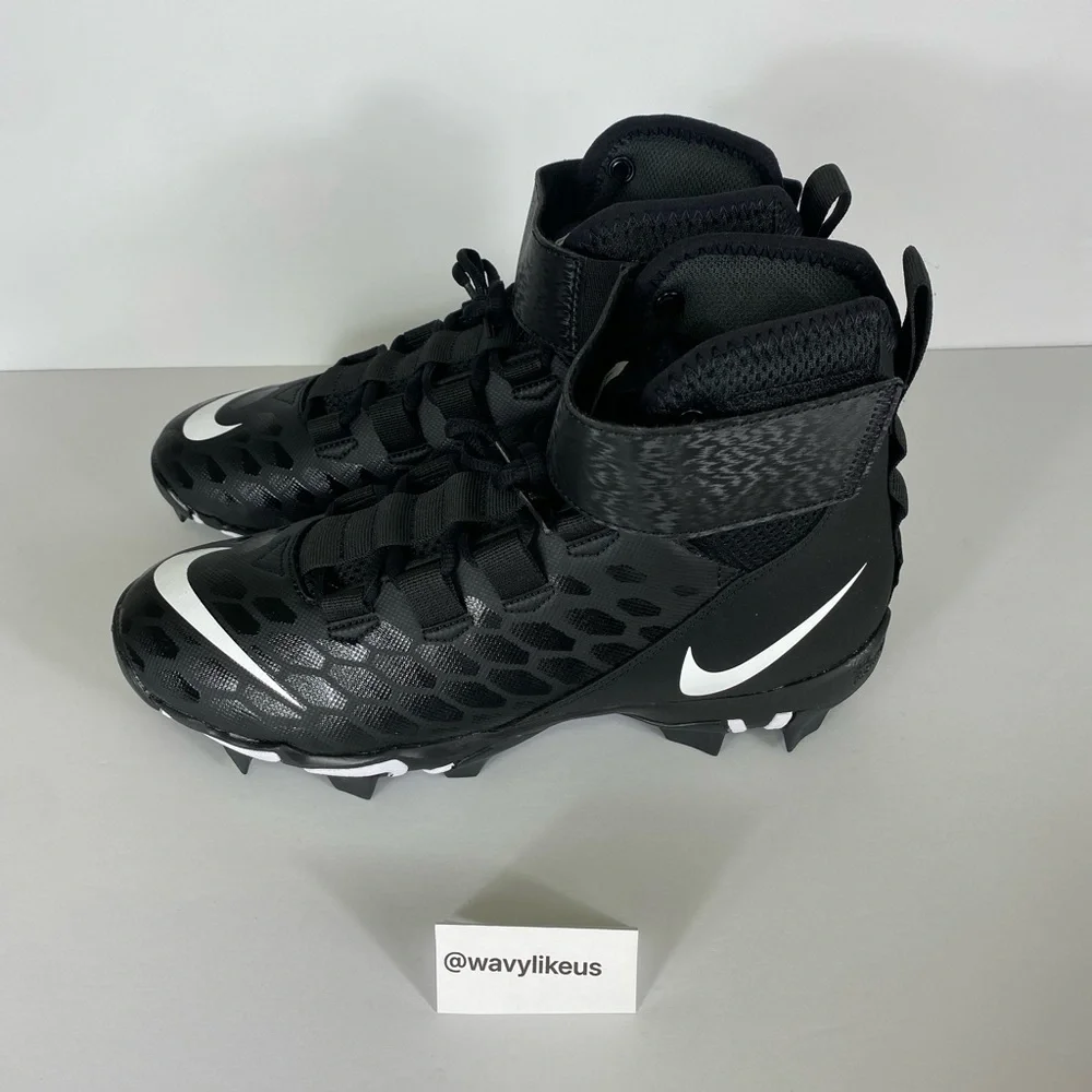 NIKE Force Savage 2 Shark Football Cleat Mens Size 8 [AQ7722-001] - Picture 2 of 8